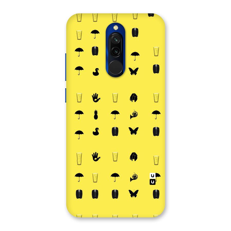 Glass Pattern Back Case for Redmi 8