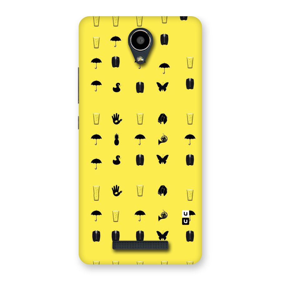 Glass Pattern Back Case for Redmi Note 2