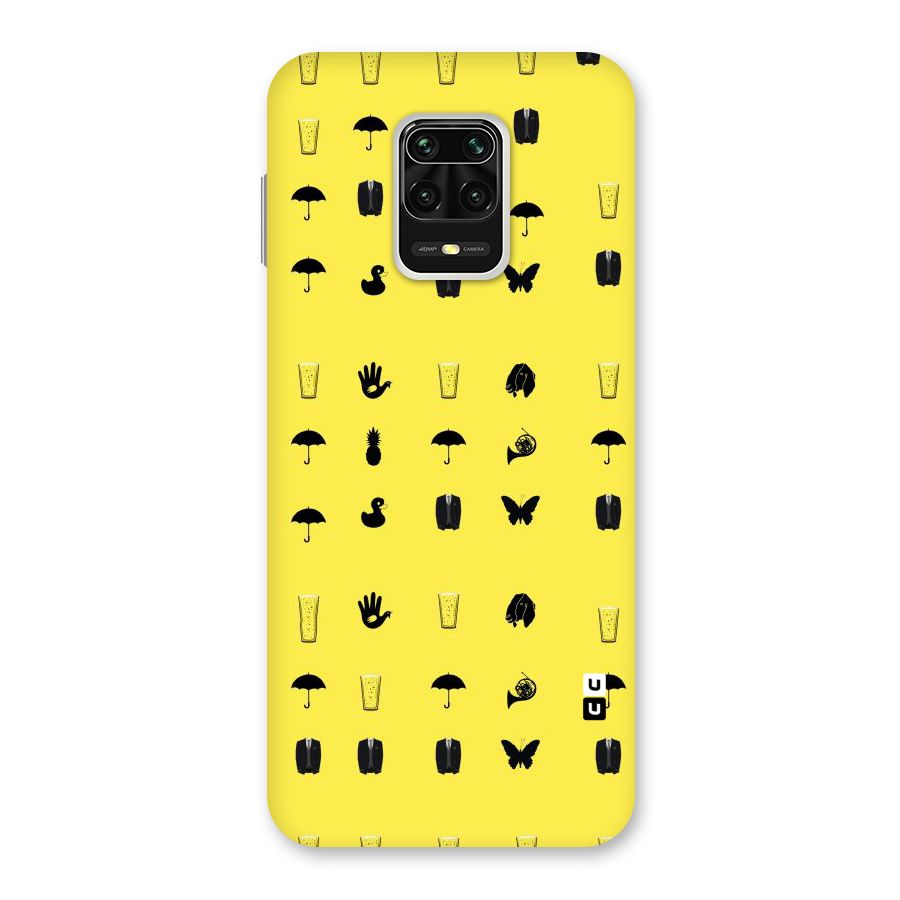 Glass Pattern Back Case for Redmi Note 9 Pro
