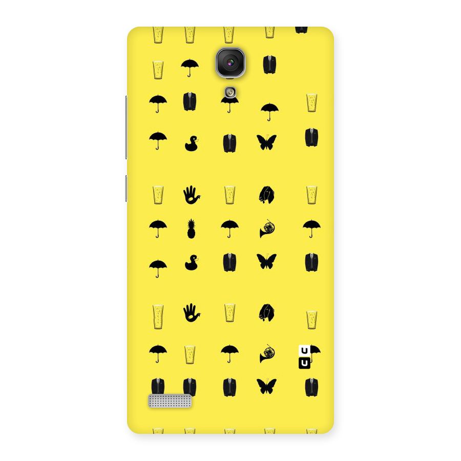 Glass Pattern Back Case for Redmi Note Prime