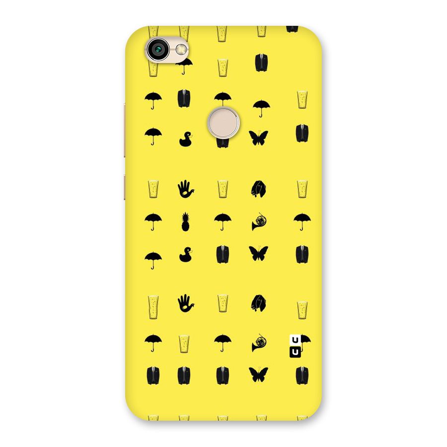 Glass Pattern Back Case for Redmi Y1 2017