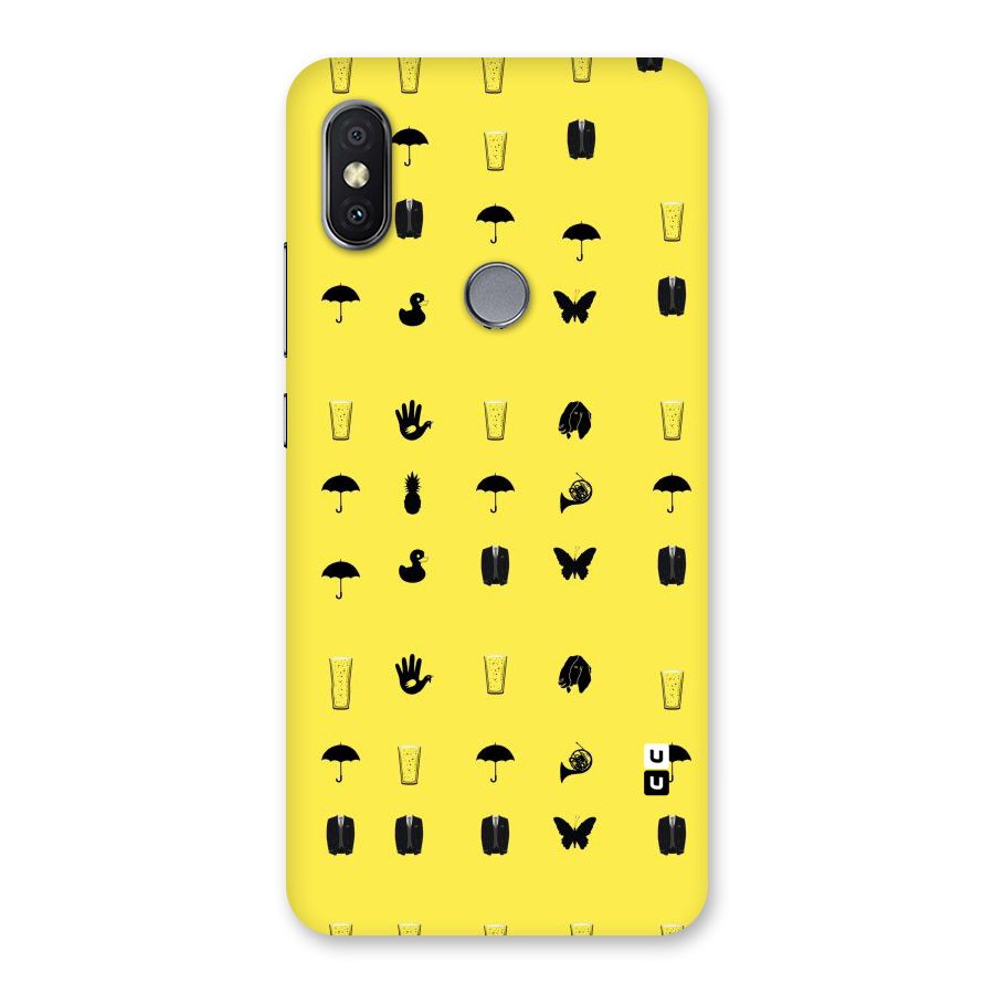 Glass Pattern Back Case for Redmi Y2