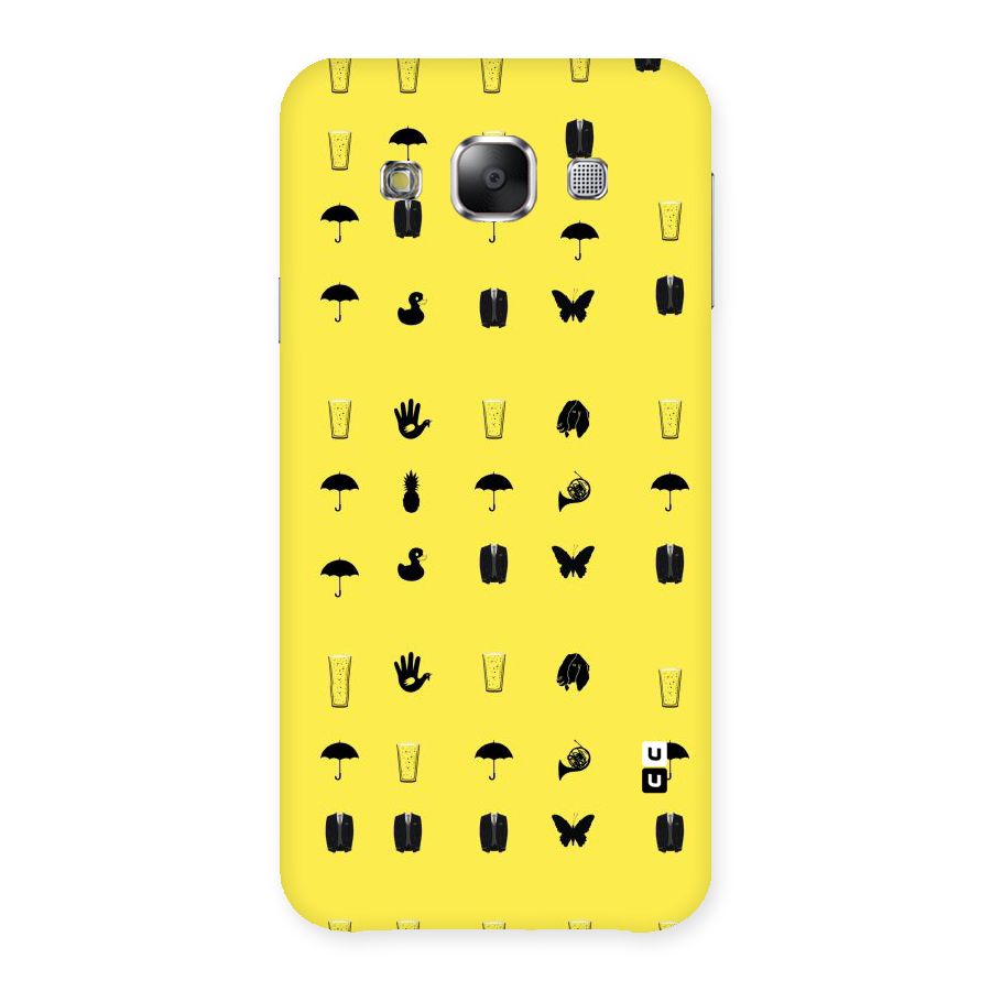 Glass Pattern Back Case for Samsung Galaxy E5