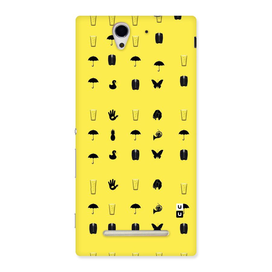 Glass Pattern Back Case for Sony Xperia C3