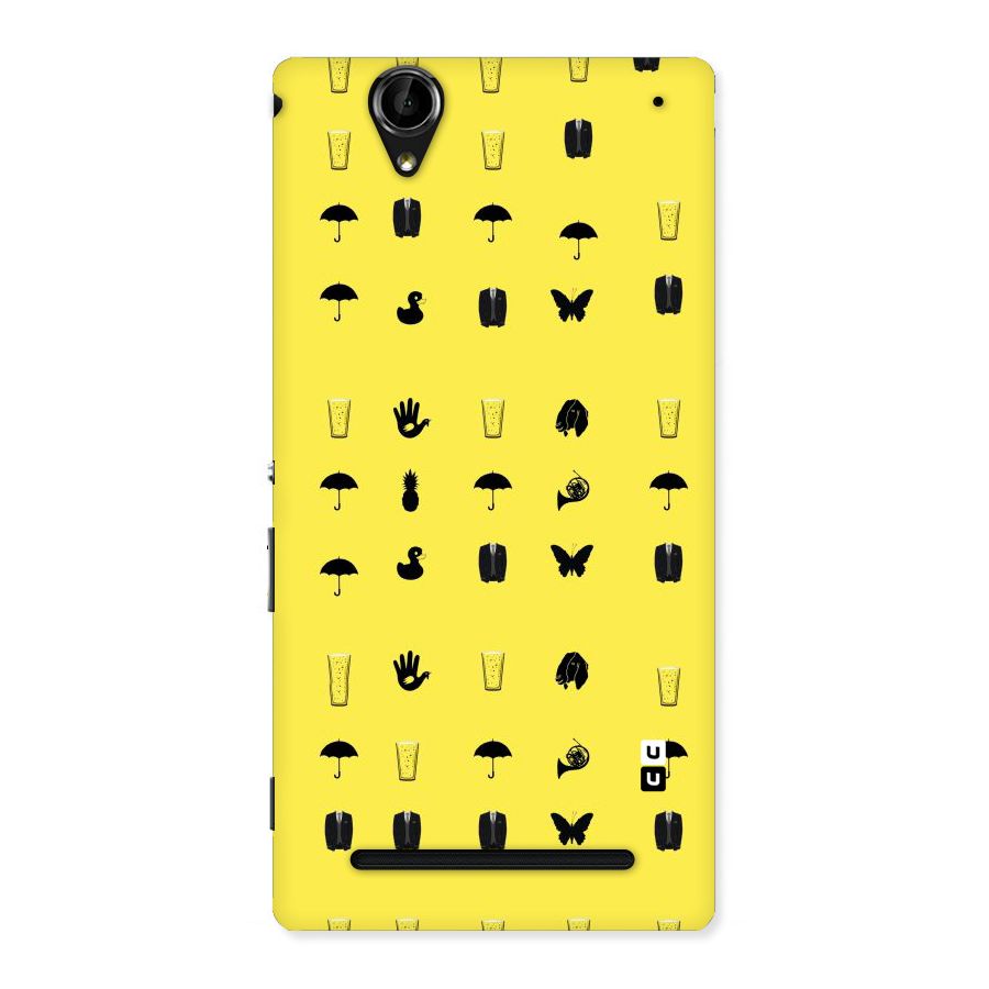 Glass Pattern Back Case for Sony Xperia T2