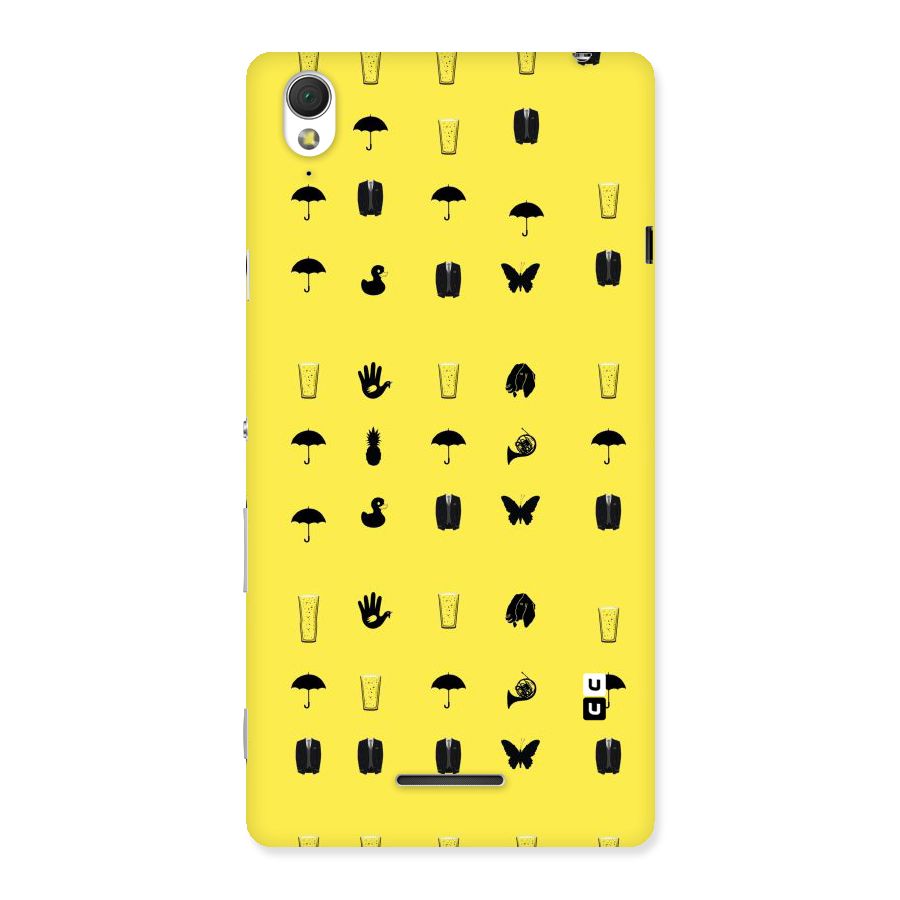 Glass Pattern Back Case for Sony Xperia T3