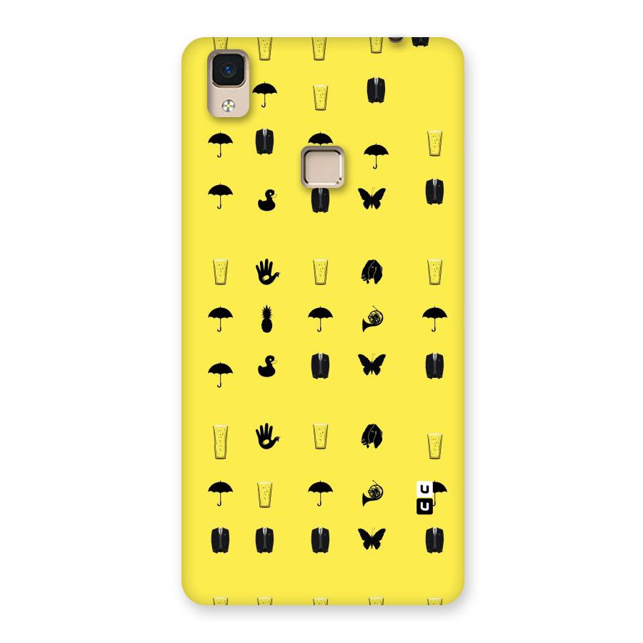 Glass Pattern Back Case for V3 Max