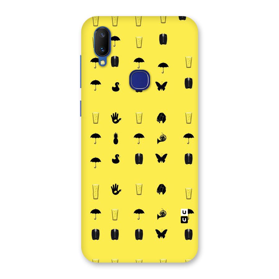 Glass Pattern Back Case for Vivo V11
