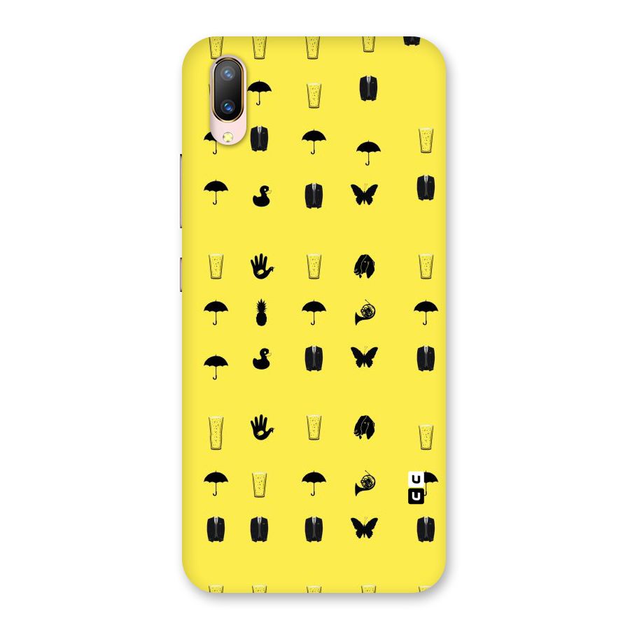 Glass Pattern Back Case for Vivo V11 Pro