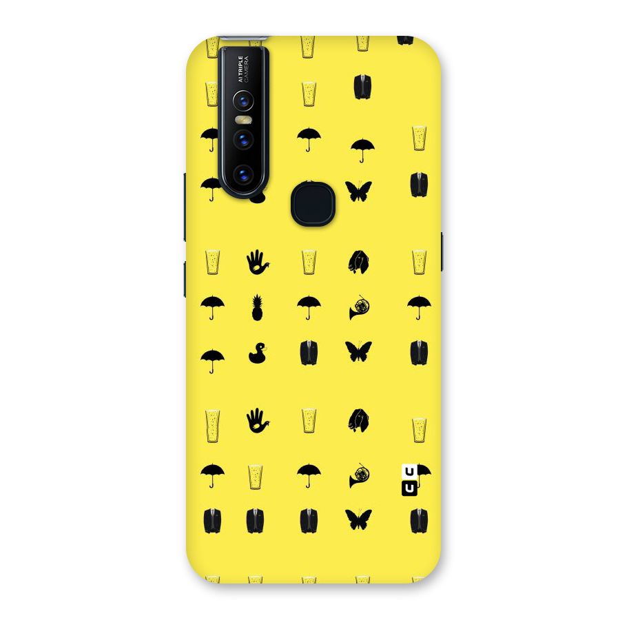 Glass Pattern Back Case for Vivo V15