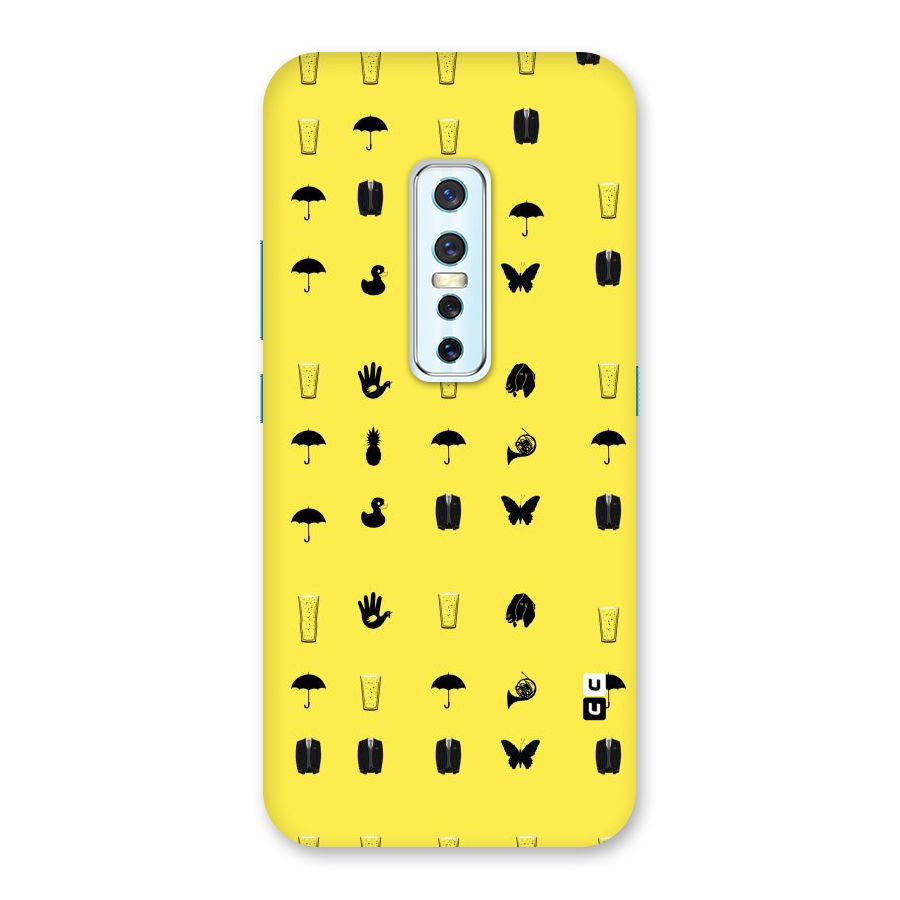 Glass Pattern Back Case for Vivo V17 Pro