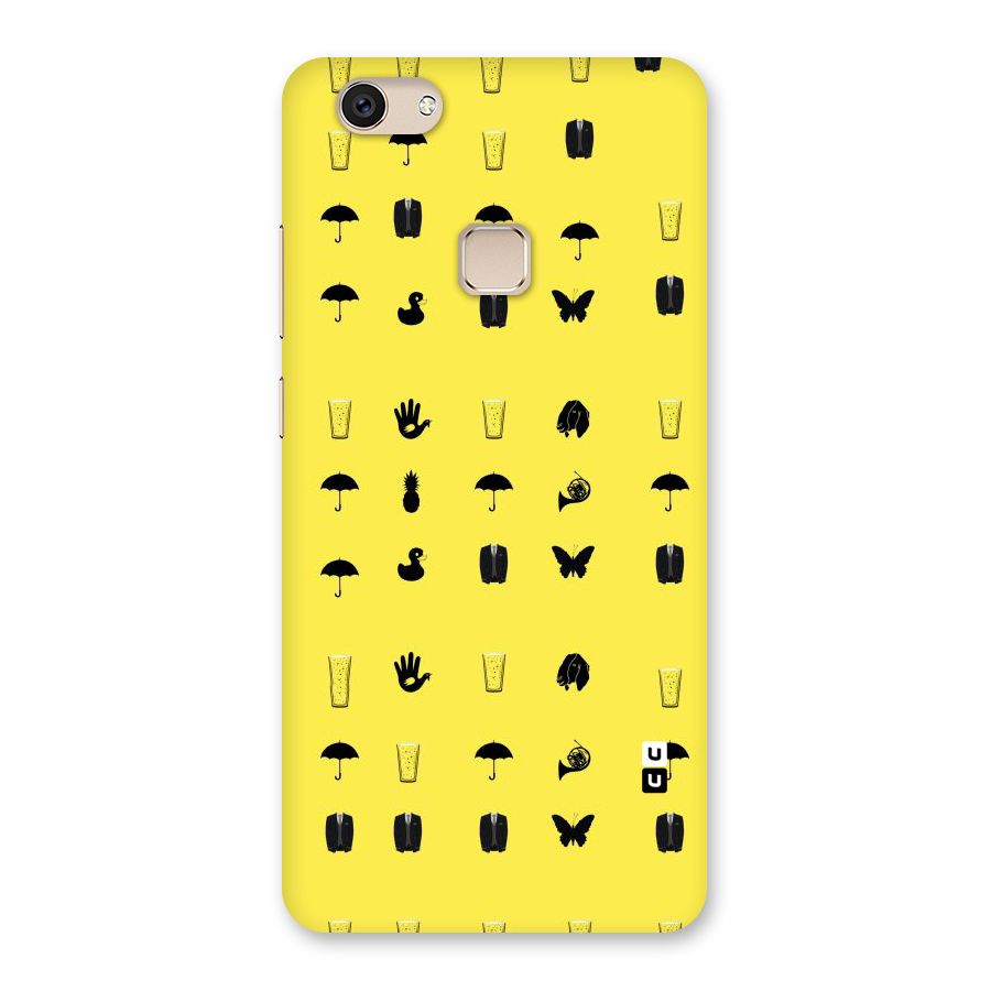 Glass Pattern Back Case for Vivo V7