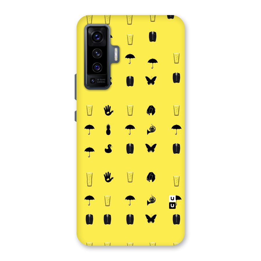 Glass Pattern Back Case for Vivo X50