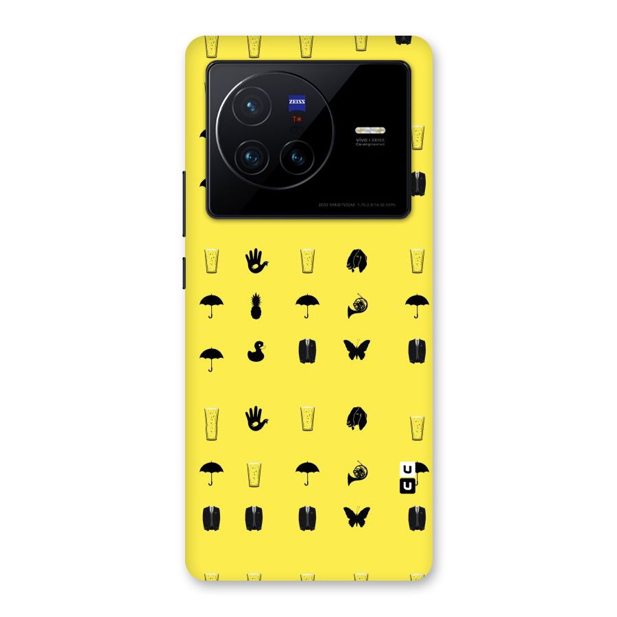 Glass Pattern Back Case for Vivo X80