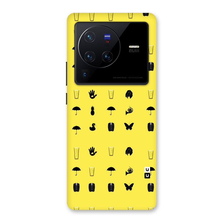 Glass Pattern Back Case for Vivo X80 Pro