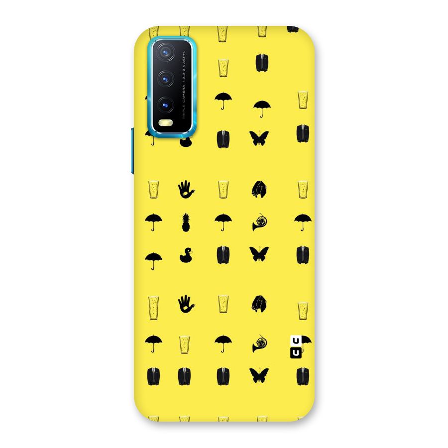 Glass Pattern Back Case for Vivo Y20G