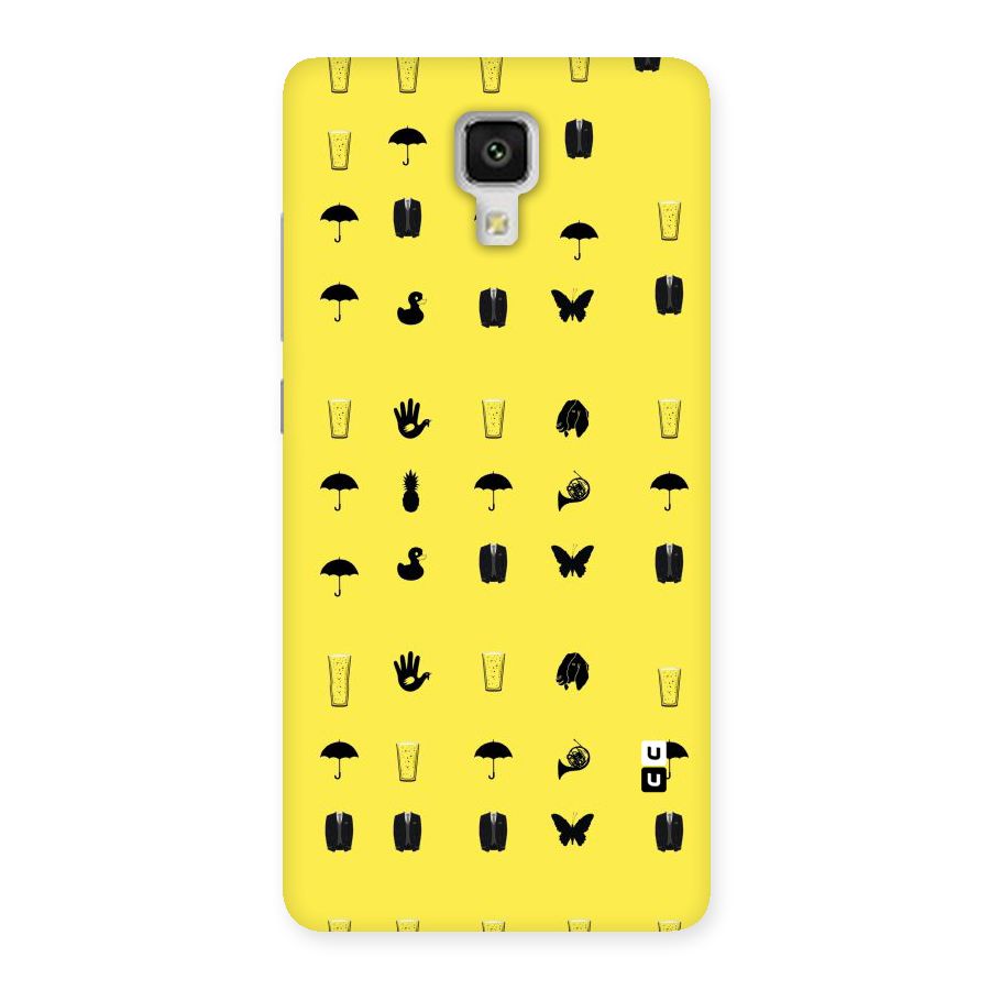 Glass Pattern Back Case for Xiaomi Mi 4