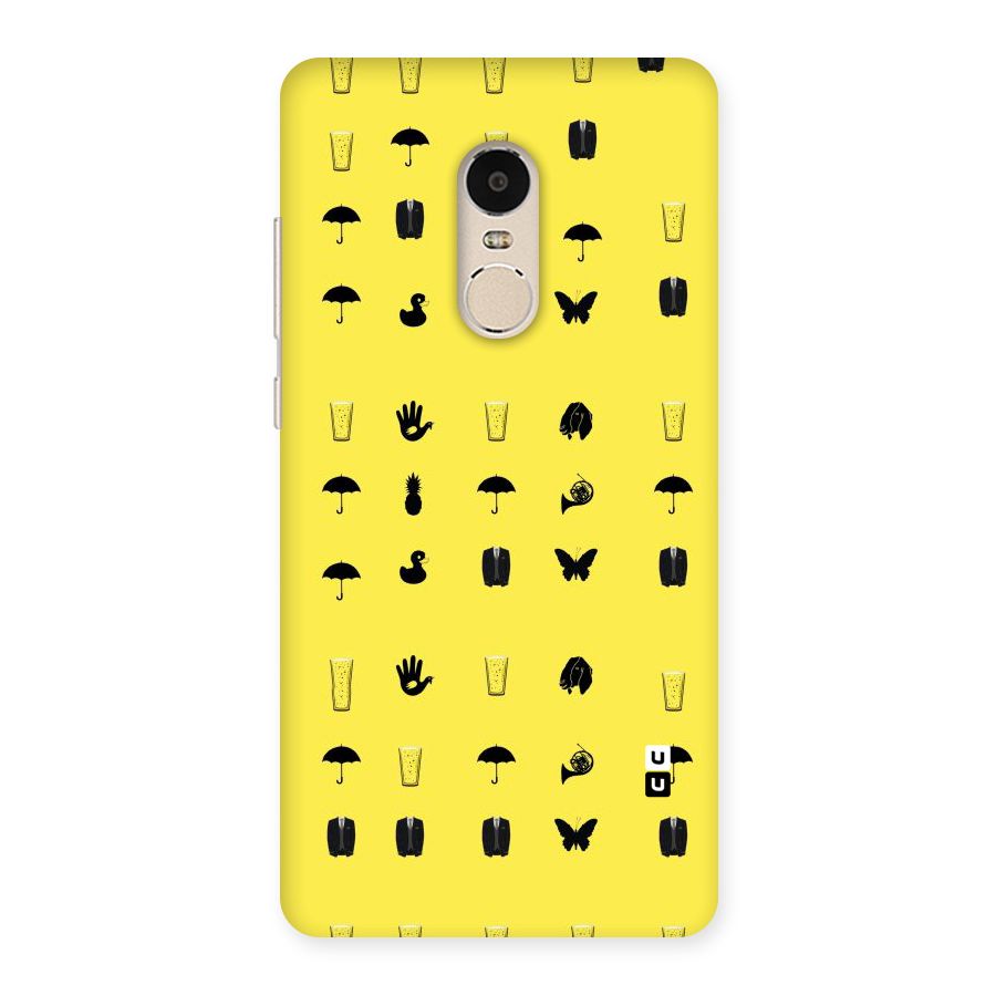 Glass Pattern Back Case for Xiaomi Redmi Note 4