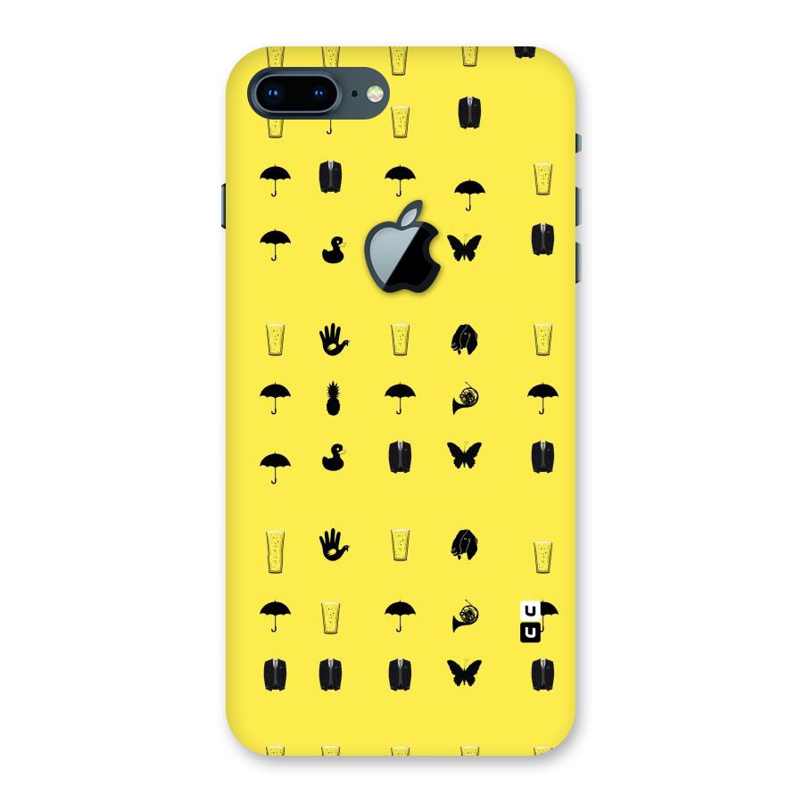 Glass Pattern Back Case for iPhone 7 Plus Apple Cut