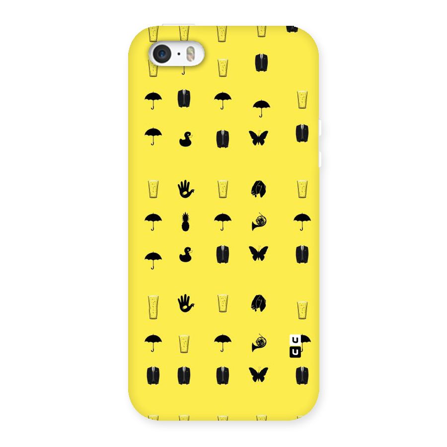 Glass Pattern Back Case for iPhone SE