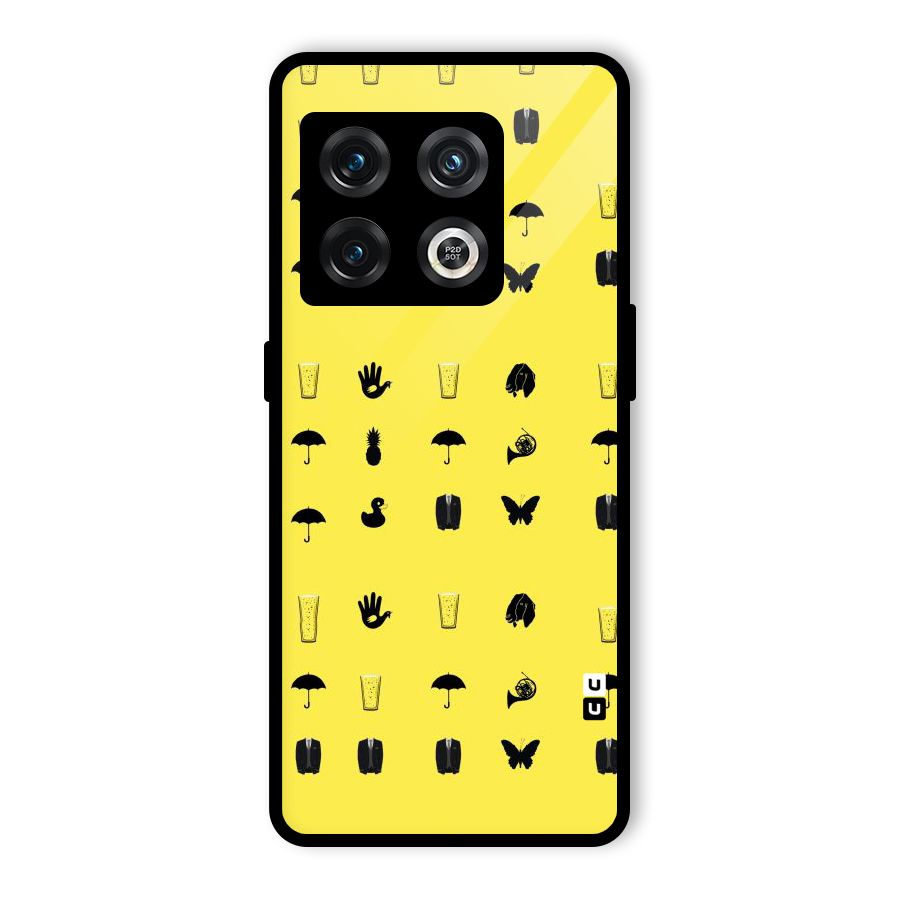 Glass Pattern Glass Back Case for OnePlus 10 Pro 5G
