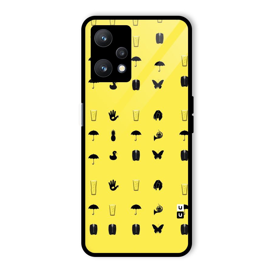 Glass Pattern Glass Back Case for Realme 9 Pro 5G