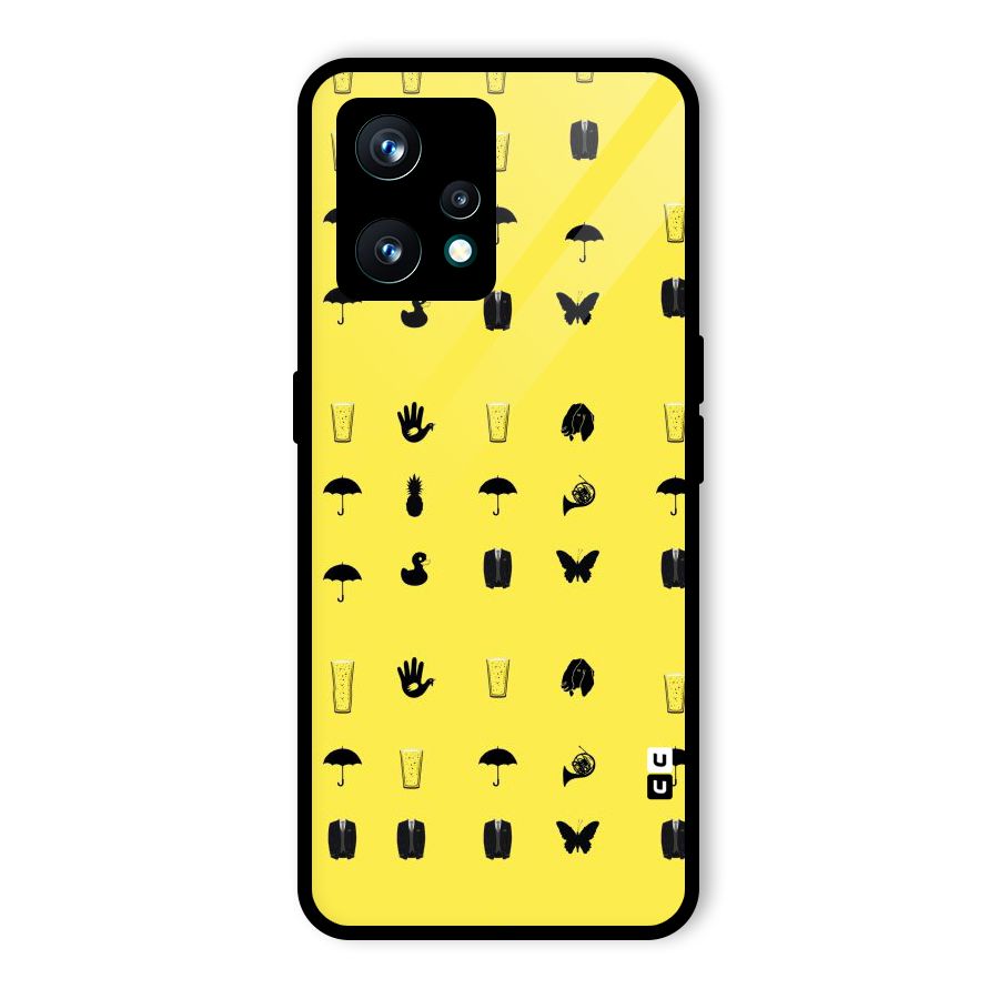 Glass Pattern Glass Back Case for Realme 9 Pro Plus 5G