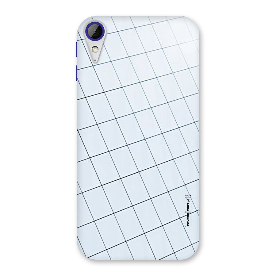 Glass Square Wall Back Case for Desire 830