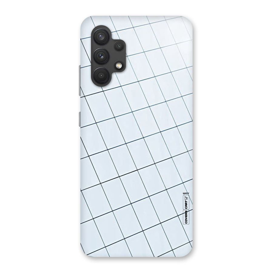 Glass Square Wall Back Case for Galaxy A32