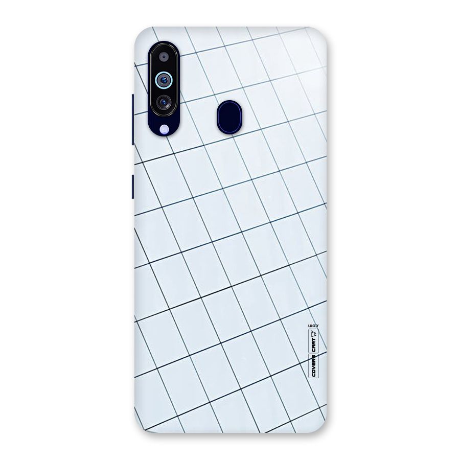 Glass Square Wall Back Case for Galaxy A60