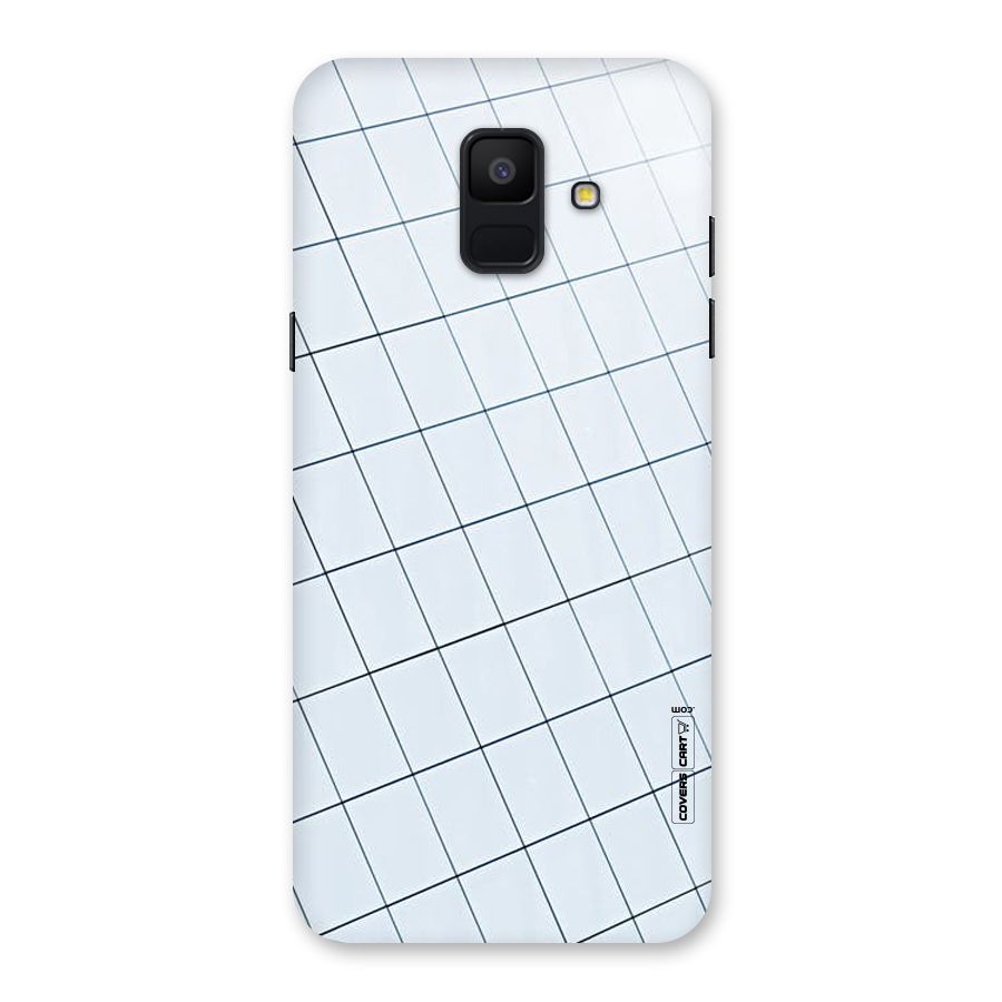 Glass Square Wall Back Case for Galaxy A6 (2018)