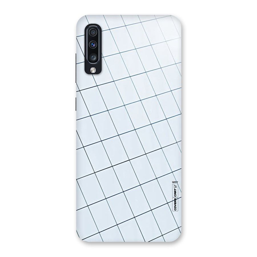 Glass Square Wall Back Case for Galaxy A70