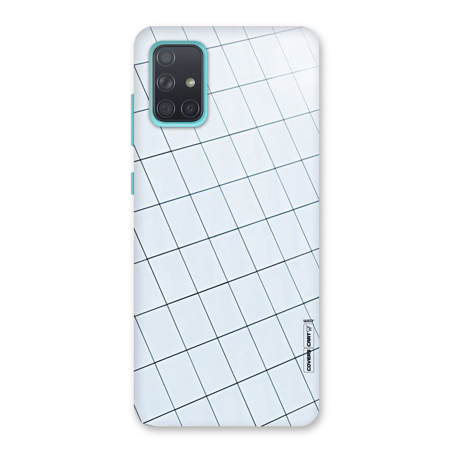 Glass Square Wall Back Case for Galaxy A71