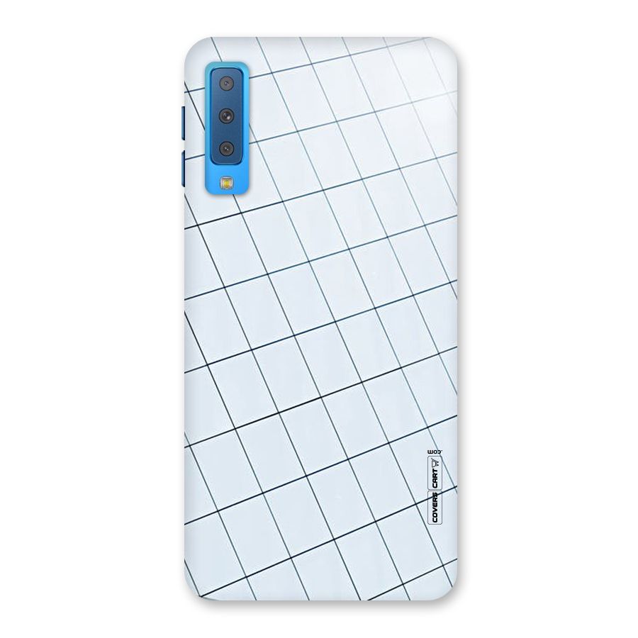 Glass Square Wall Back Case for Galaxy A7 (2018)