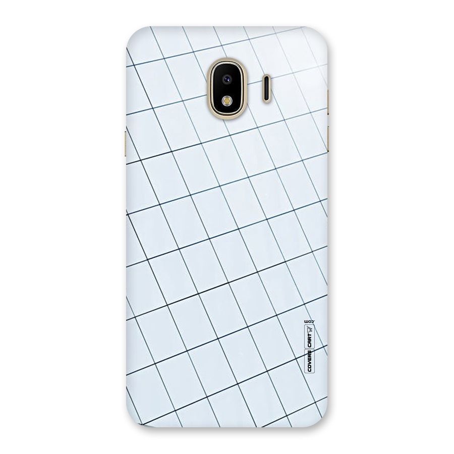 Glass Square Wall Back Case for Galaxy J4