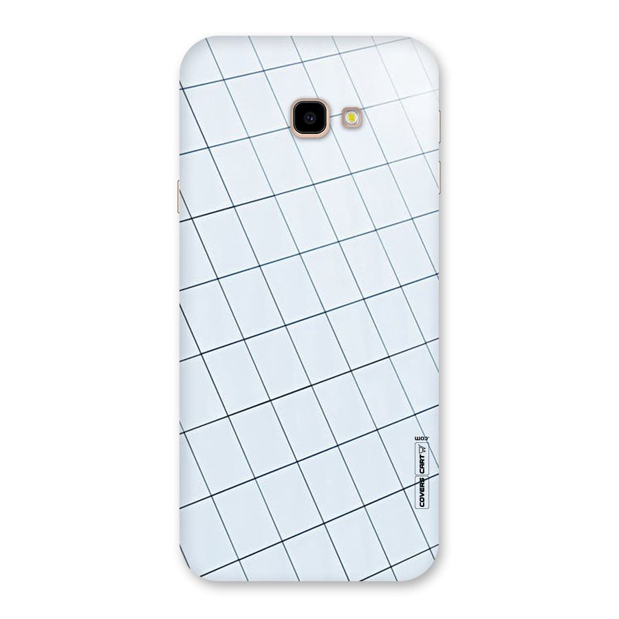 Glass Square Wall Back Case for Galaxy J4 Plus