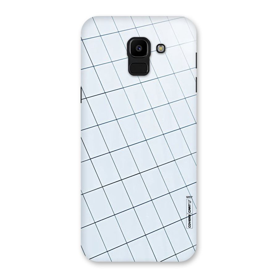 Glass Square Wall Back Case for Galaxy J6