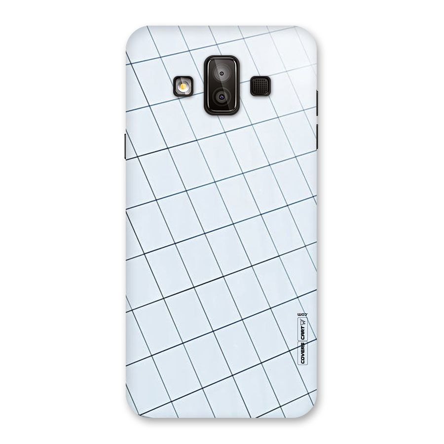 Glass Square Wall Back Case for Galaxy J7 Duo