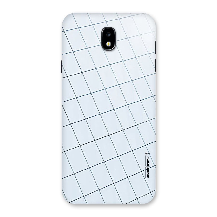 Glass Square Wall Back Case for Galaxy J7 Pro