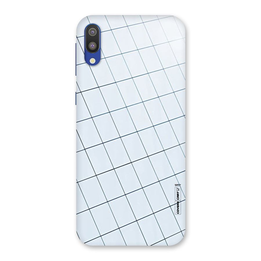 Glass Square Wall Back Case for Galaxy M10