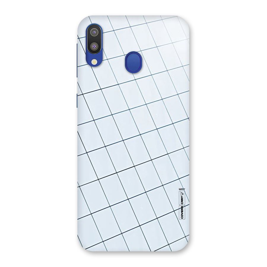 Glass Square Wall Back Case for Galaxy M20