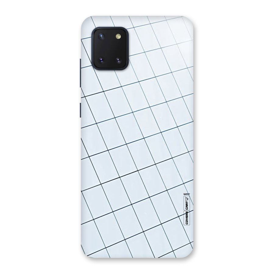 Glass Square Wall Back Case for Galaxy Note 10 Lite