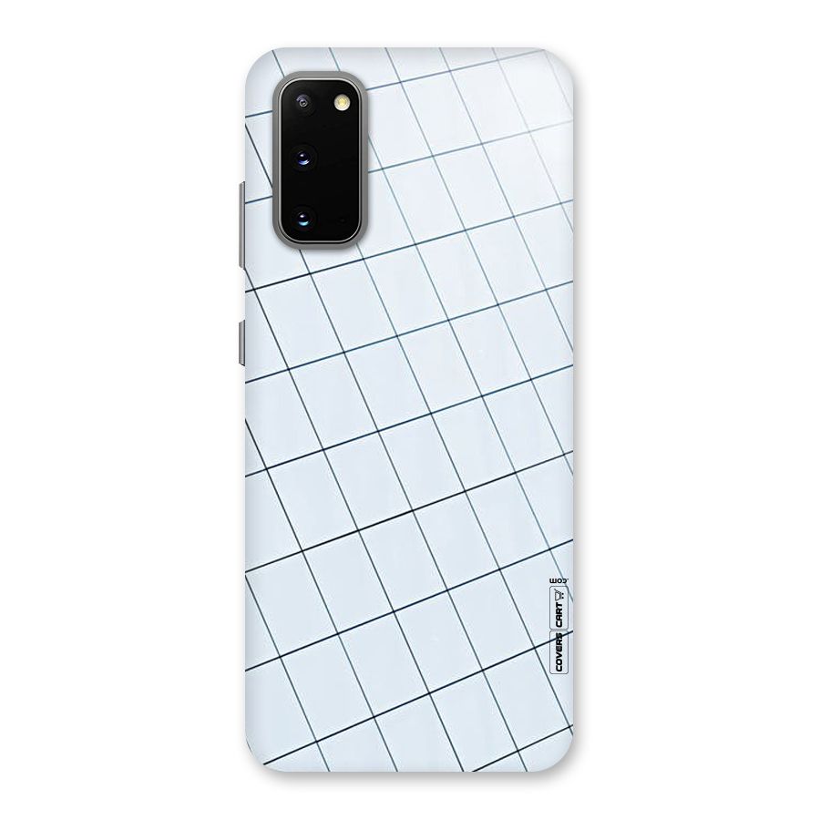 Glass Square Wall Back Case for Galaxy S20