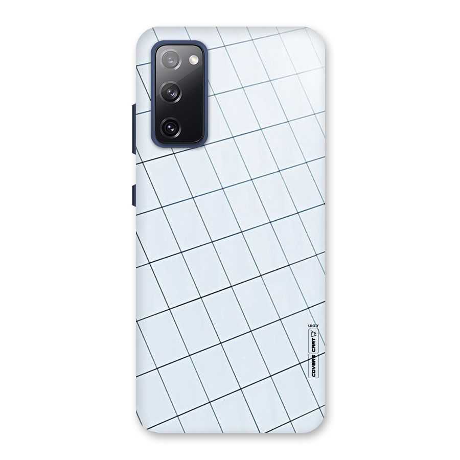 Glass Square Wall Back Case for Galaxy S20 FE