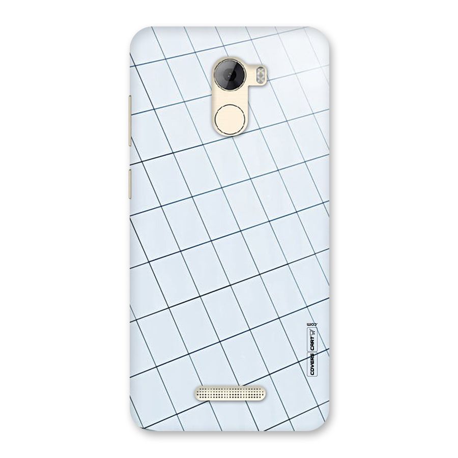 Glass Square Wall Back Case for Gionee A1 LIte