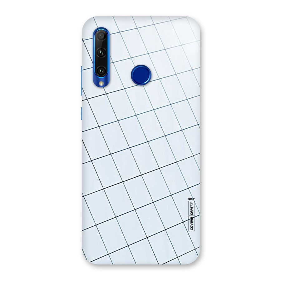 Glass Square Wall Back Case for Honor 20i