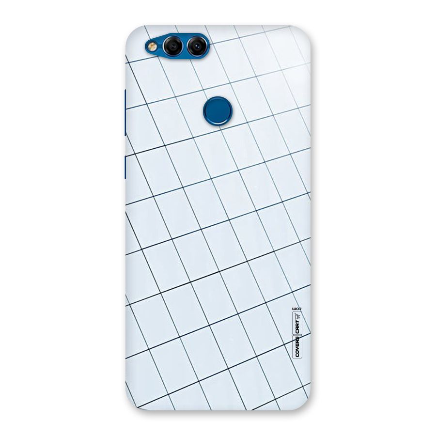 Glass Square Wall Back Case for Honor 7X