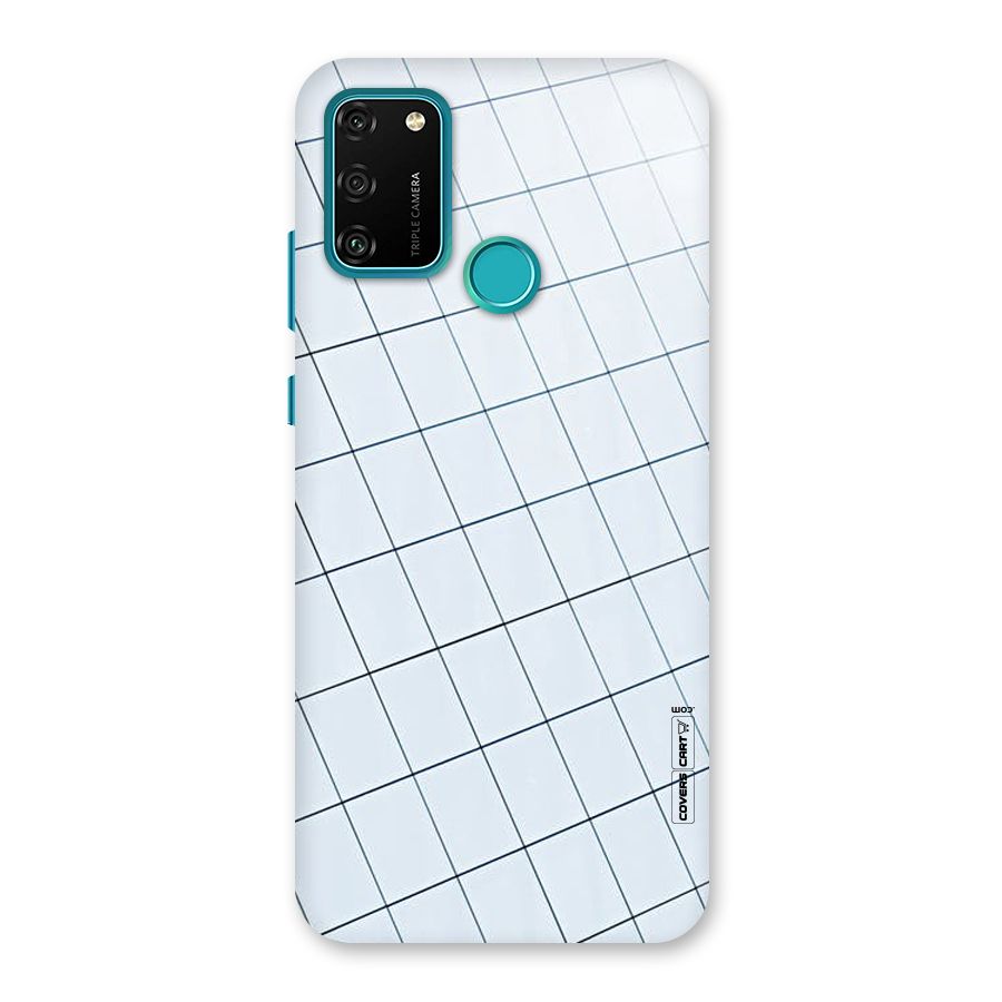 Glass Square Wall Back Case for Honor 9A