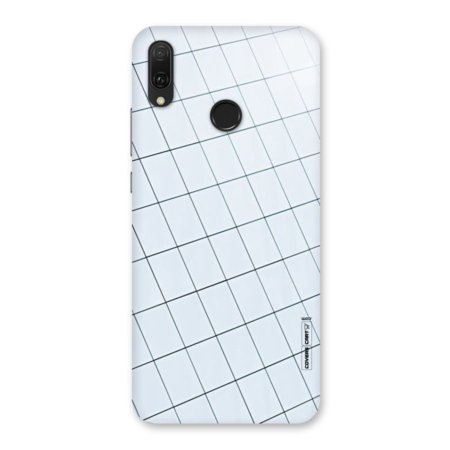 Glass Square Wall Back Case for Huawei Y9 (2019)