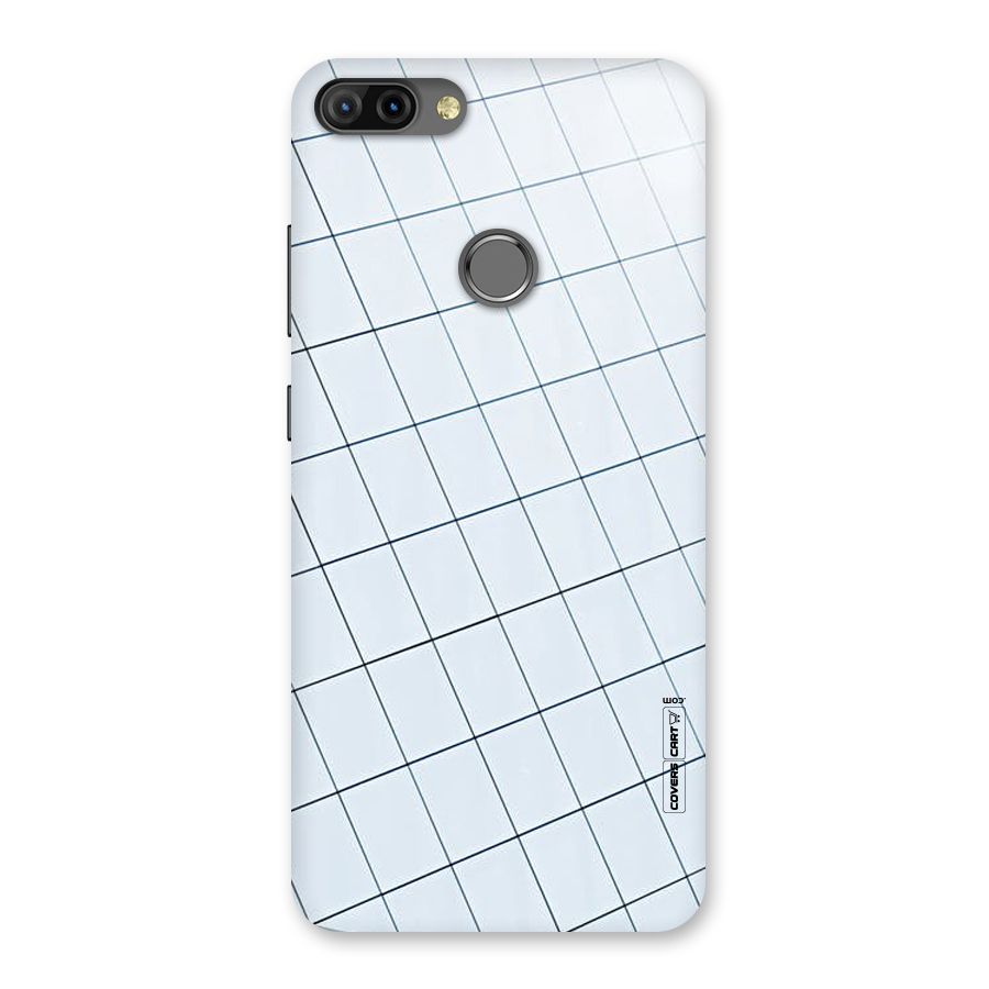 Glass Square Wall Back Case for Infinix Hot 6 Pro